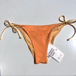 H&M HM ORANGE PEACH BIKINI CHEEKY BOTTOMS
